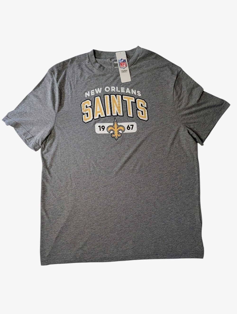 New Orleans Saints Gray Officially NFL Apparel Licensed Shirt Men's XL NWT